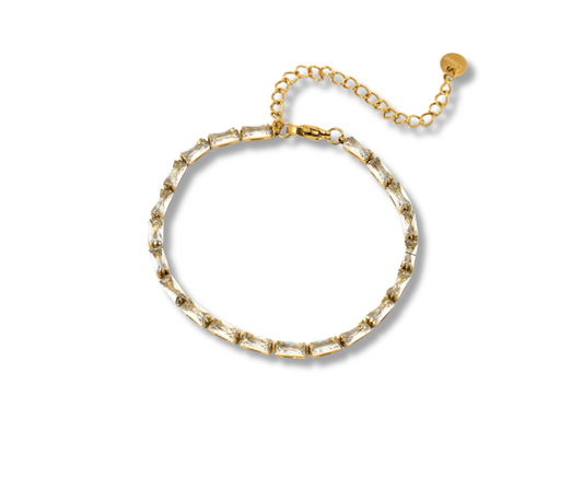 Pulsera cristal rectangular
