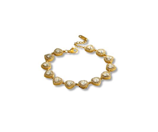 Pulsera corazones