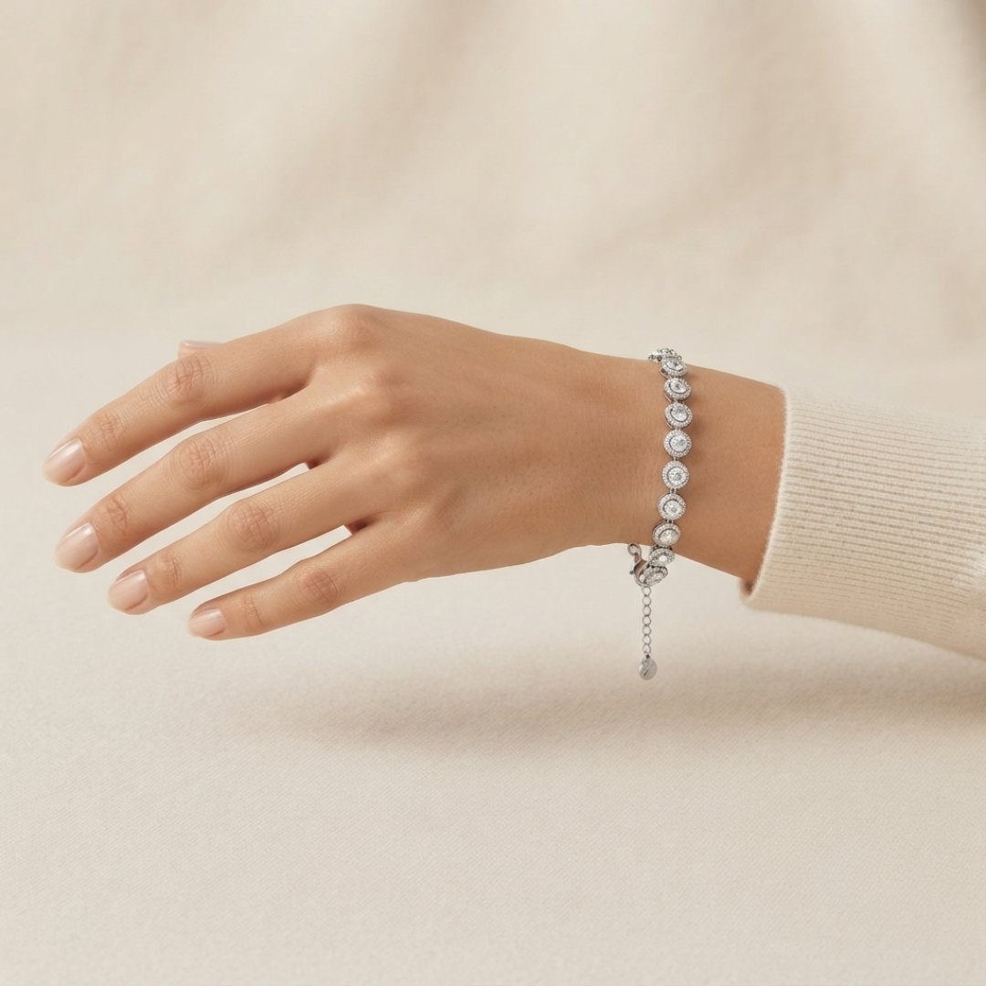 Pulsera fiesta plata