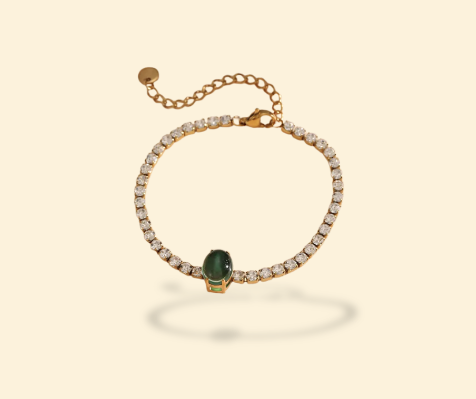 Pulsera tenis/verde