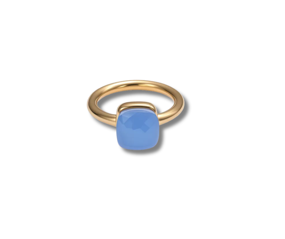 Anillo candy azul