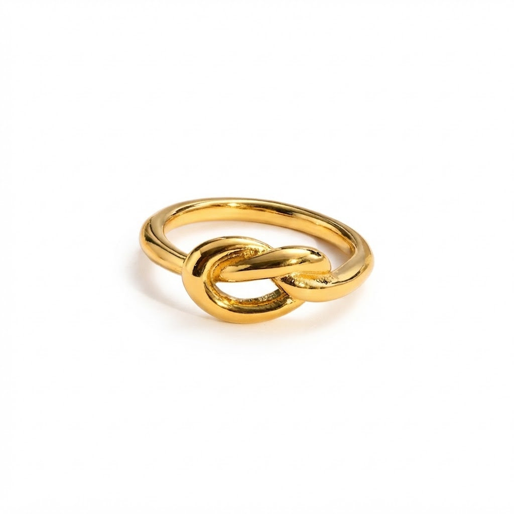 Anillo desatanudos dorado