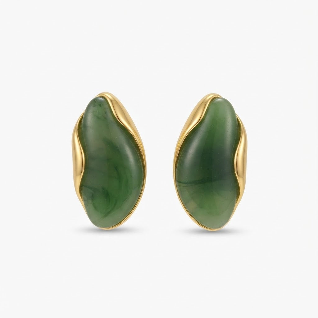 Aretes Nina verdes