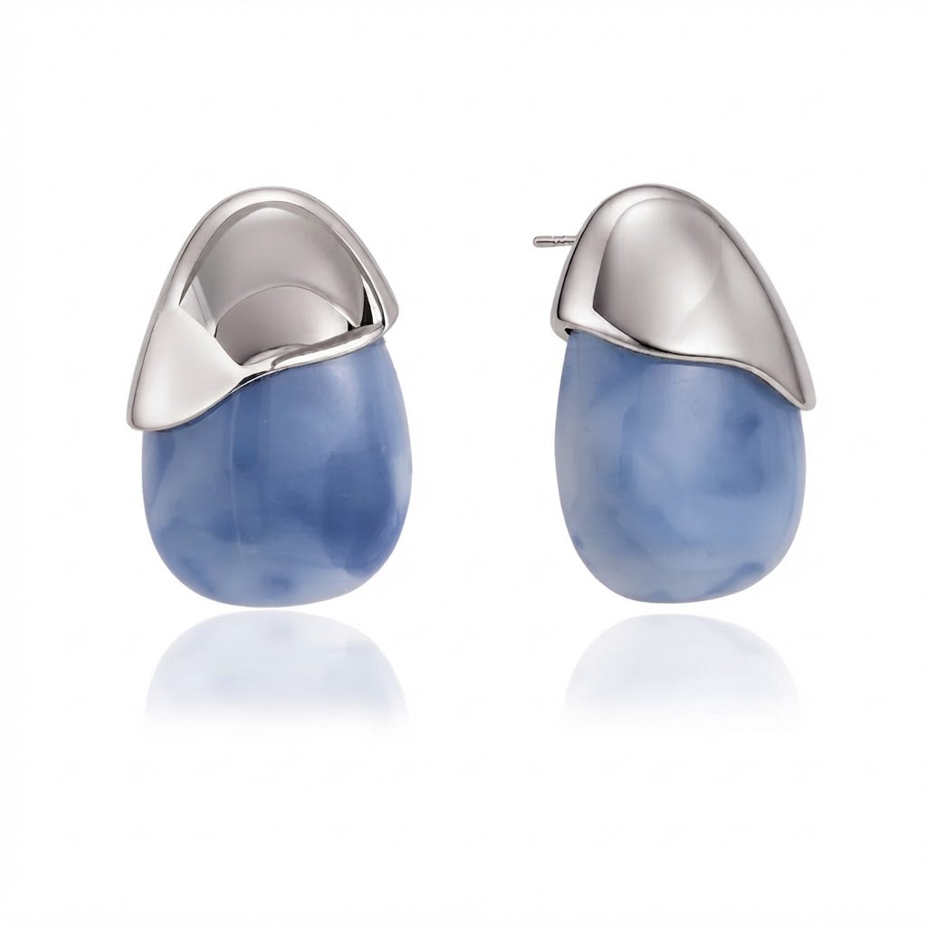 Aretes Mika azul