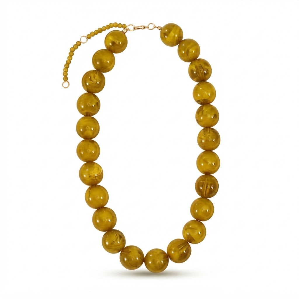 Collar Bubble olivo