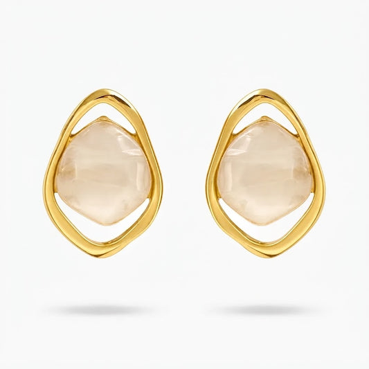 Aretes pétalo