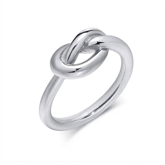 Anillo desatanudos plateado