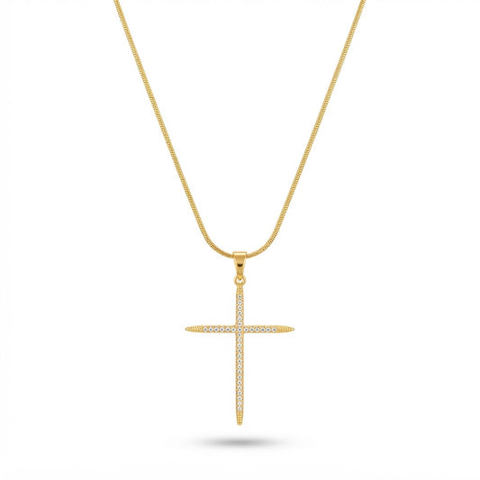 Collar cruz #1