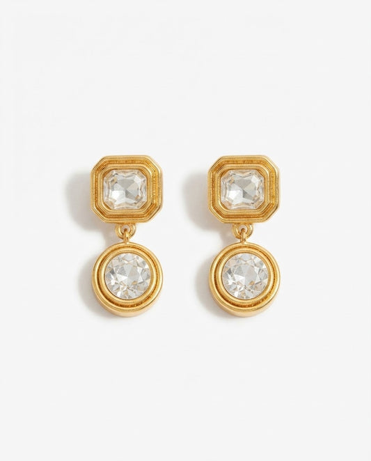 Aretes Daria blanco
