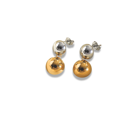Aretes Benny bicolor