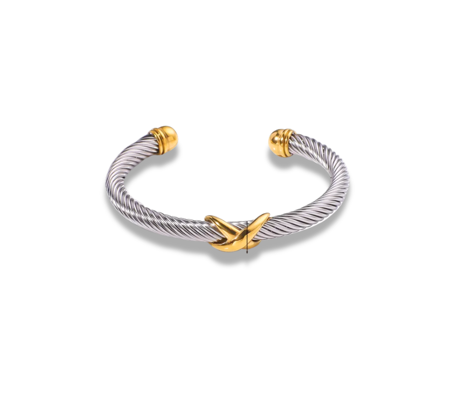 Brazalete bicolor
