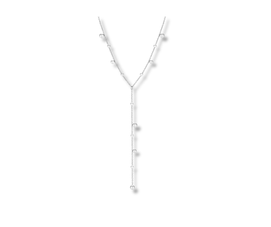 Corbatín burbujas plata