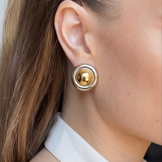 Aretes Consuelo bicolor