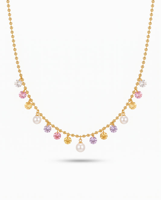 Collar destellos de colores