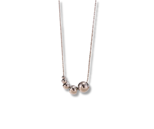 Collar detalle plata