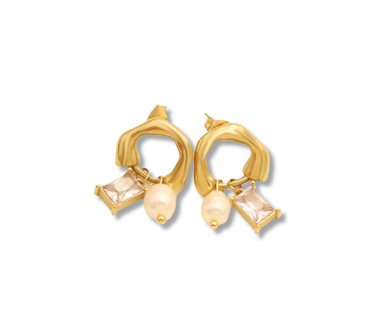 Aretes Figo dorado