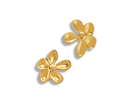 Aretes Flor mediana
