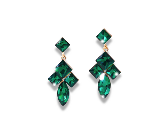Aretes Gala verde
