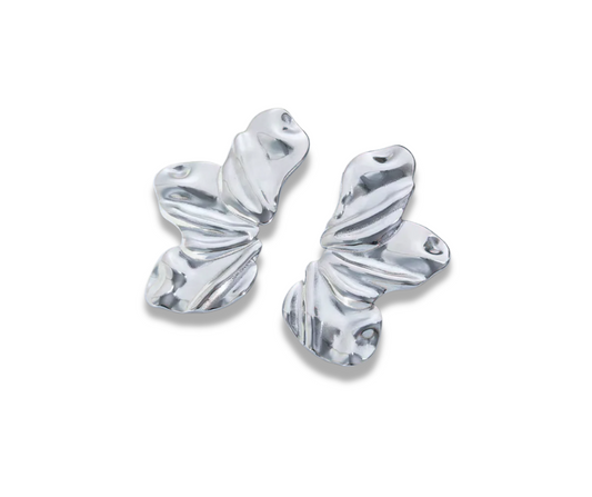 Aretes loto plata