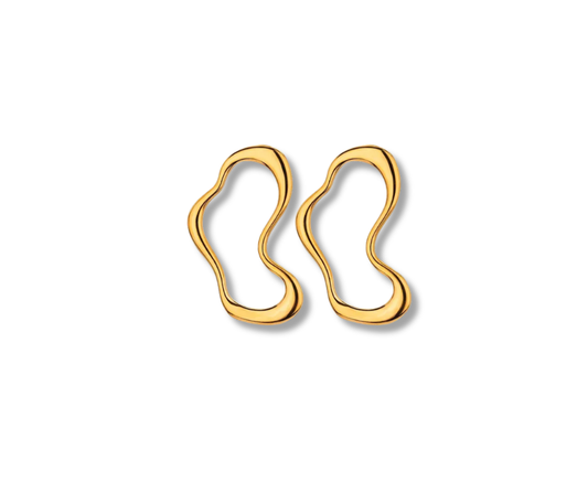 Aretes Irregular dorado