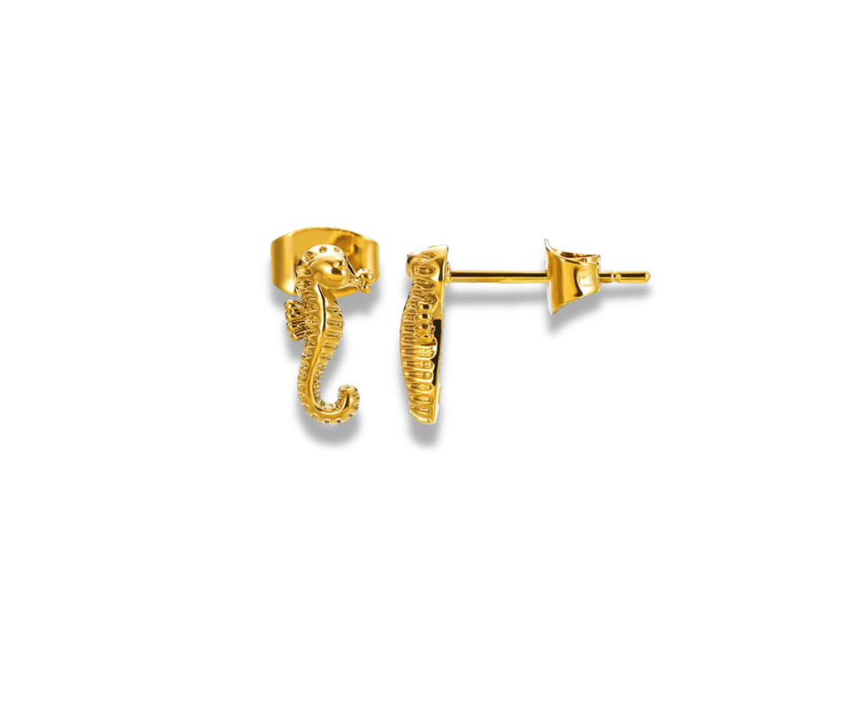 Aretes mini caballo de mar
