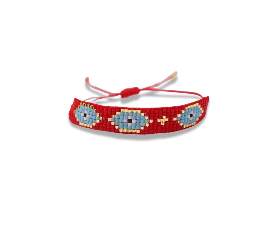 Pulsera Miyuki roja