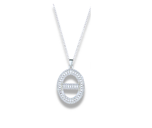 Collar Molly plateado