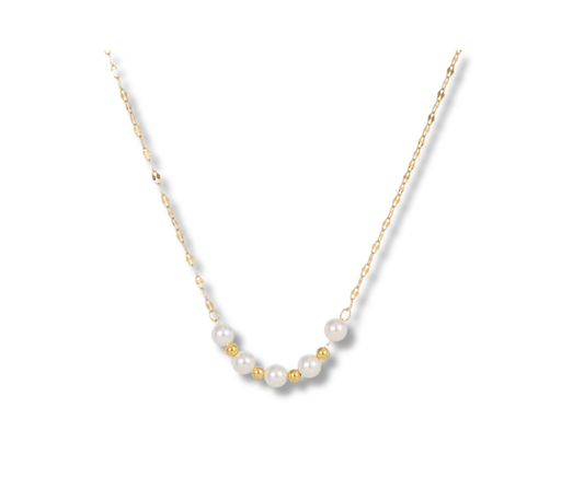 Collar perlas sencillo
