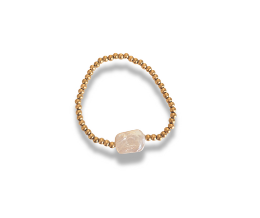 Pulsera Perla rectangular