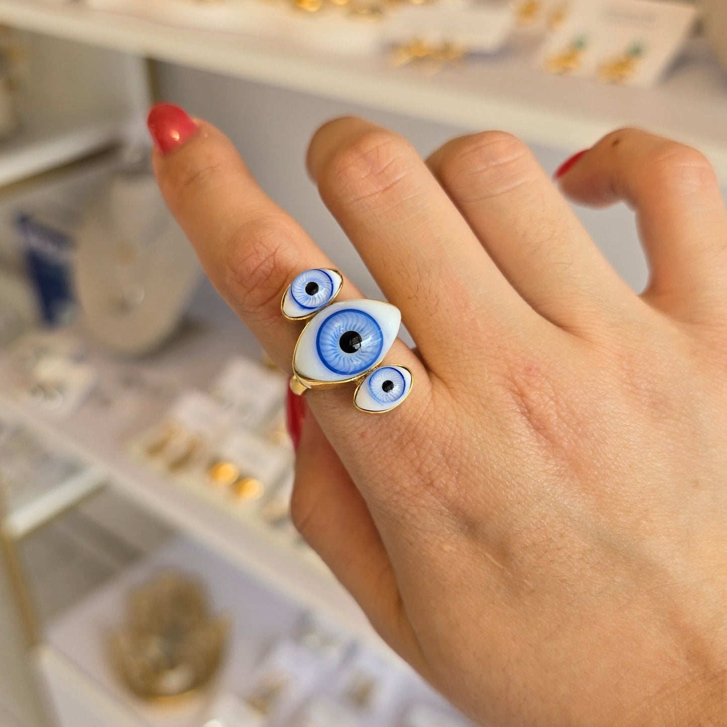 Anillo Triple ojo