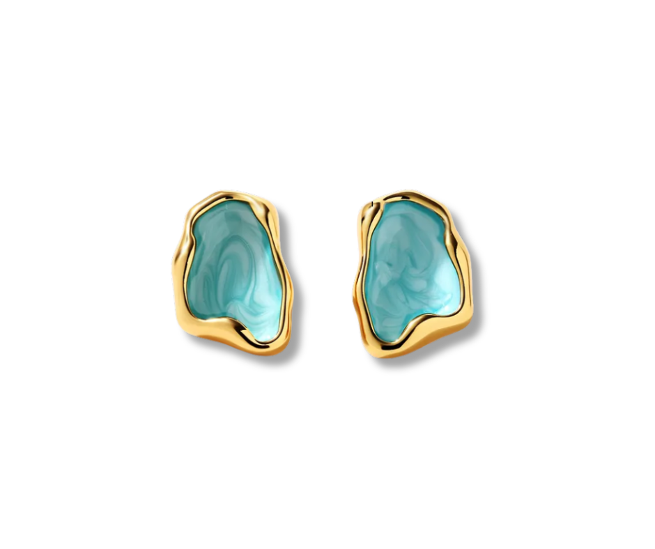Aretes Roma azul
