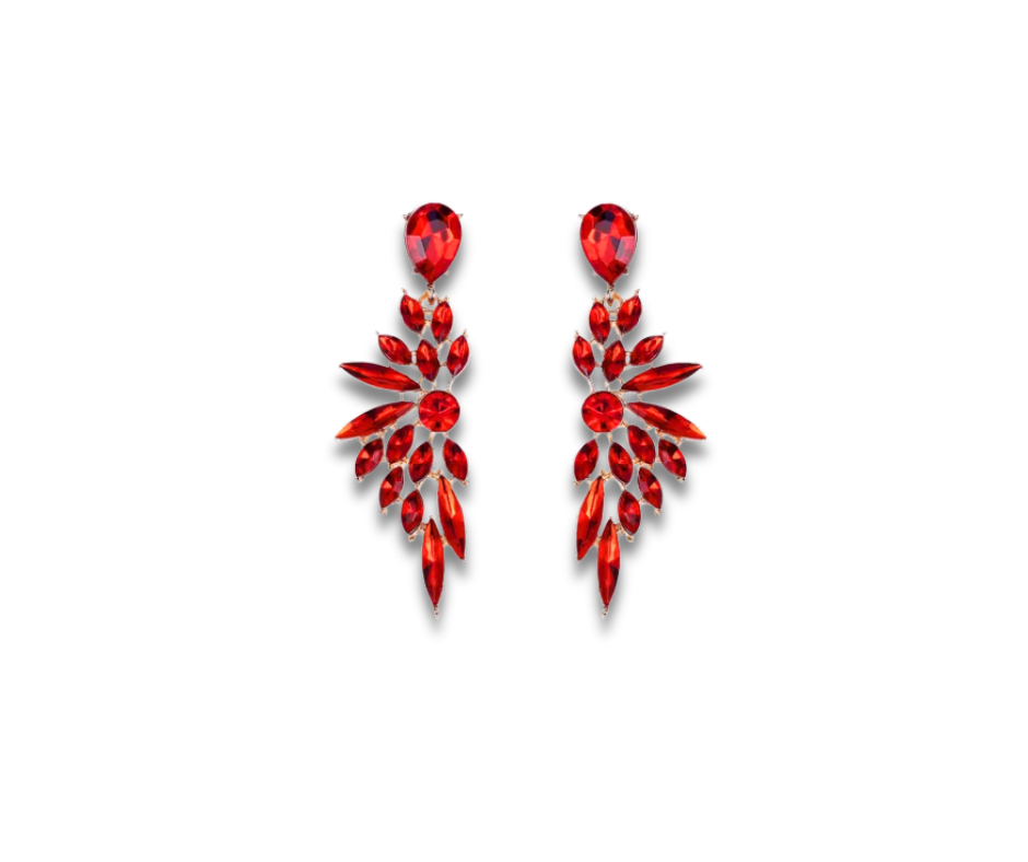 Aretes Rubí