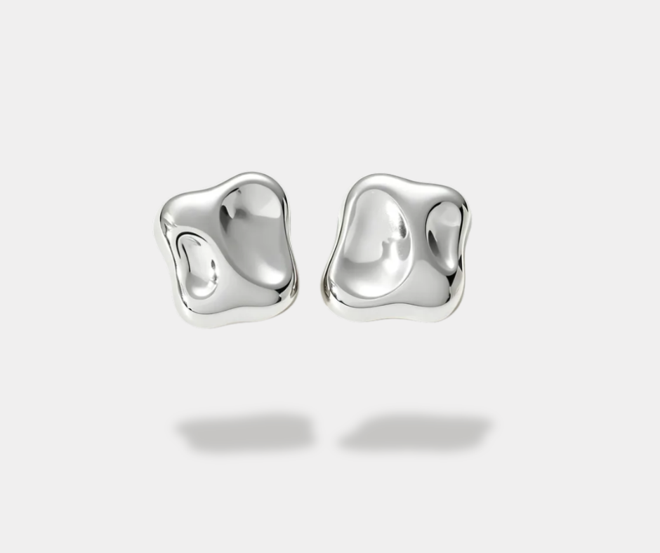 Aretes Tina plata