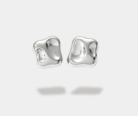 Aretes Tina plata