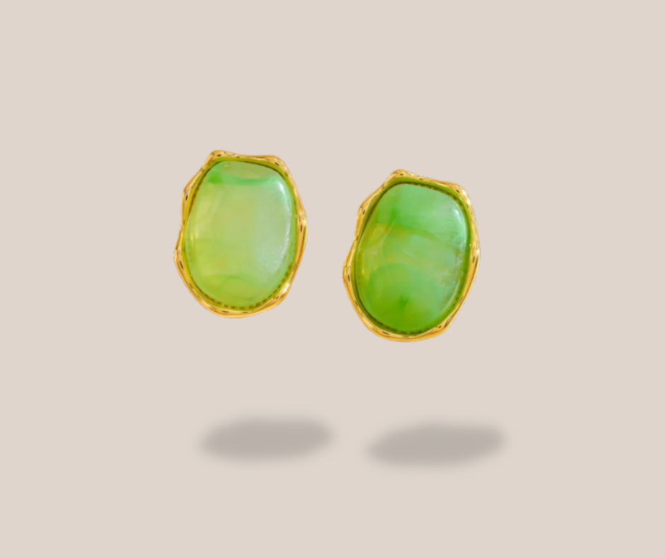 Aretes verdes